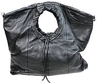 Женская кожаная сумка Giorgio Ferretti 55х52х2 см Черный (30088DLW1 black)