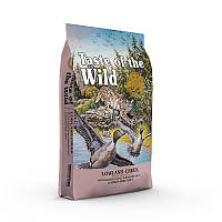 Корм Taste of the Wild Lowland Creek Feline Formula сухой с уткой и жареной перепелкой для кошек всех