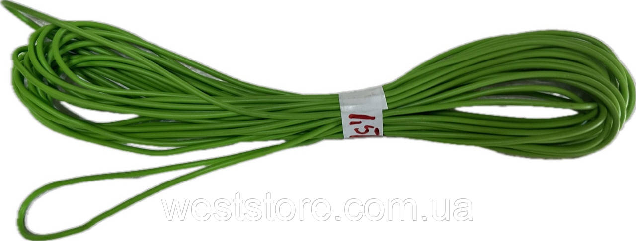 Дріт автомобільний для проведення, переріз 0,75 мм2, зелений, 10 метрів, фото 1