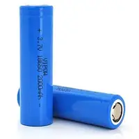 Акумулятор 18650 Li-Ion ICR18650 FlatTop, 2000mAh, 3.7V, Blue Vipow (ICR18650-2000mAhFT)