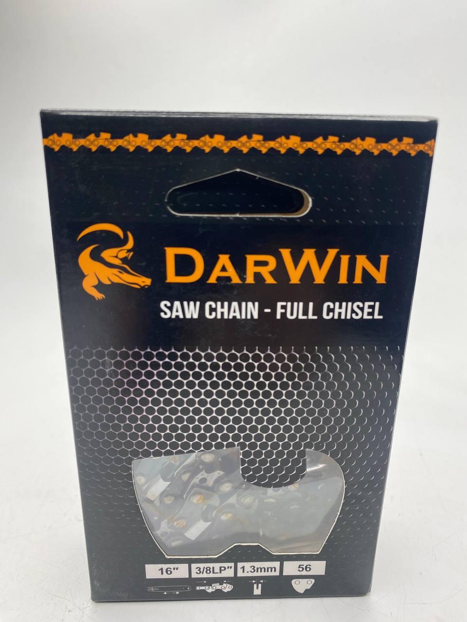 Ланцюг Бензопили. крок.3/8", Товщина 1,3 мм, 56 ланки Darwin