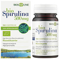 Экстракт спирулины Bios Line Bio Spirulina 500 mg 150 таблеток