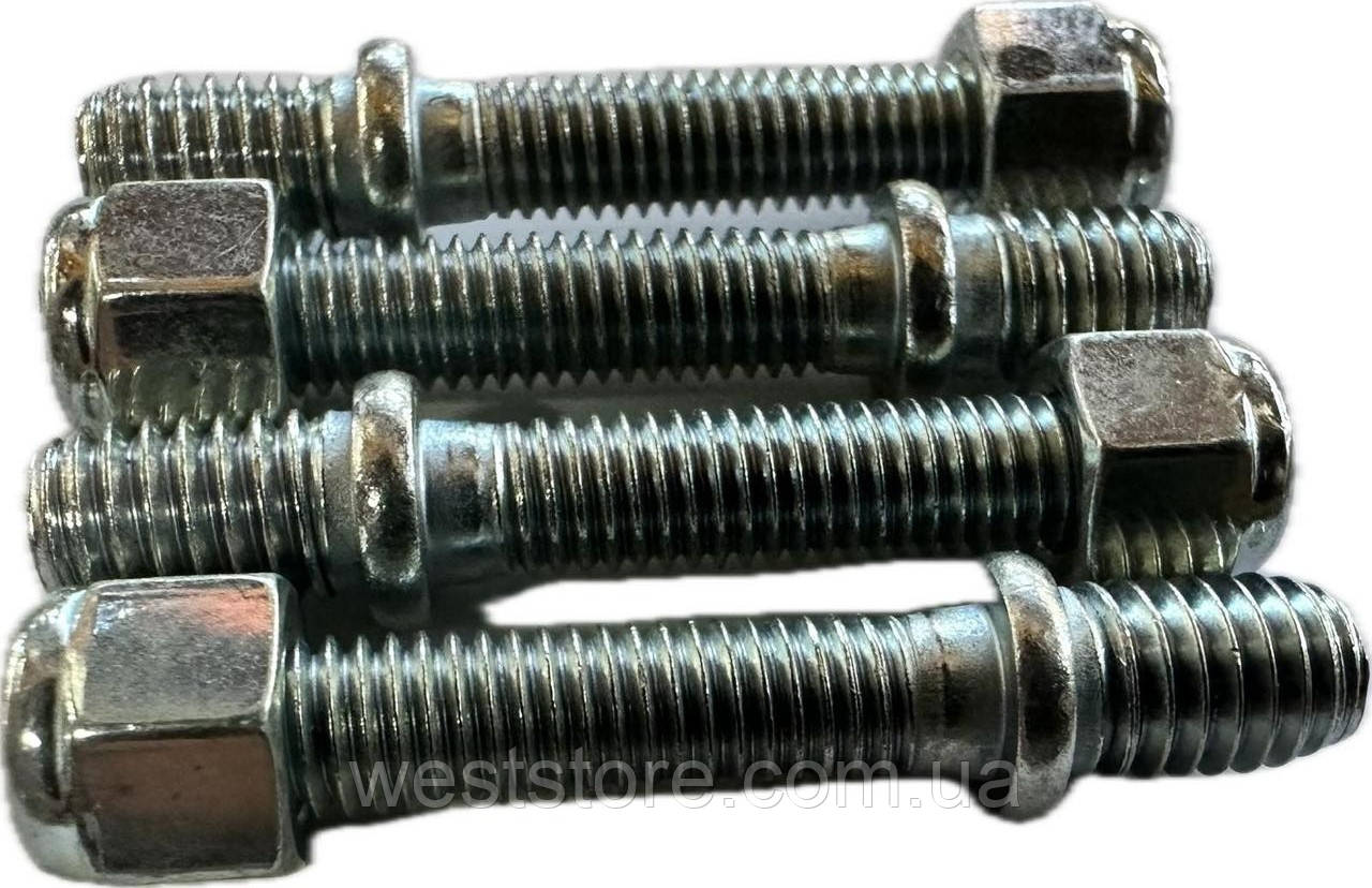 Шпилька карбюратора ваз 2101 2107 2108 21099 1102 1103 під корпус повітряного фільтра ремонт із гайкою комплект, фото 1