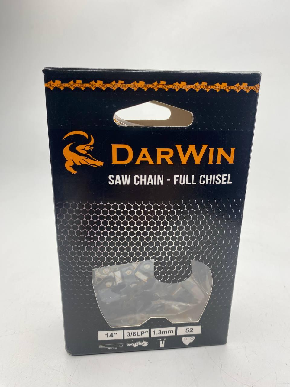Ланцюг Бензопили. крок.3/8", Товщина 1,3 мм, 52 ланки Darwin, фото 1