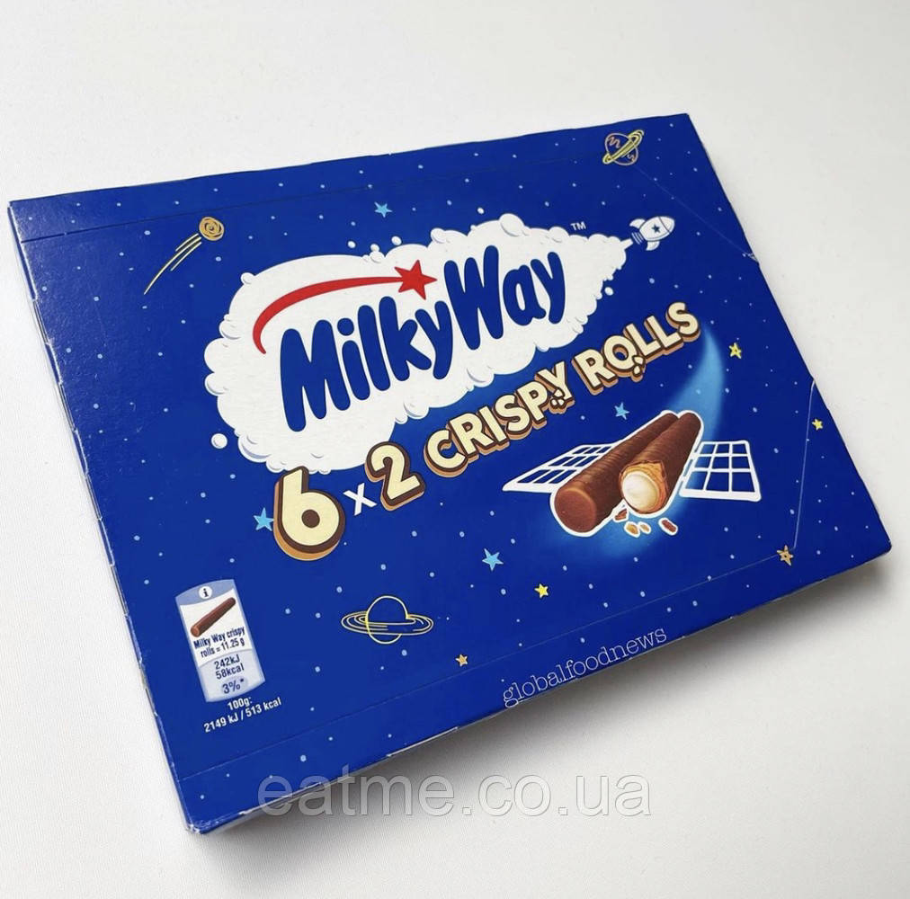 Milky Way 6*2 Crispy Rolls 135g