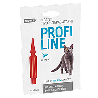 Капли Природа ProVET Профилайн противопаразитарные для кошек до 4 кг
