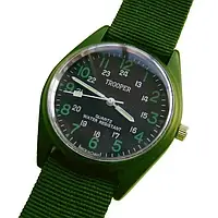 Часы полевые военные милитари Rothco Field Watch Olive