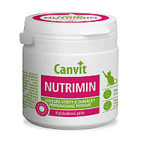 Витамины Canvit Nutrimin for cats для укрепления иммунитета у котов всех возрастов 150 гр