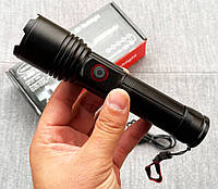 Фонарь аккумуляторный Multifunctional LED Flashlight 902 карманный мощный фонарик ручной зум zoom 18650