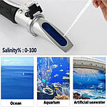 Рефрактер RZ-118 ATC (0-100÷, 1.000-1.070 кг/л) для вимірювання рівня солі, фото 3