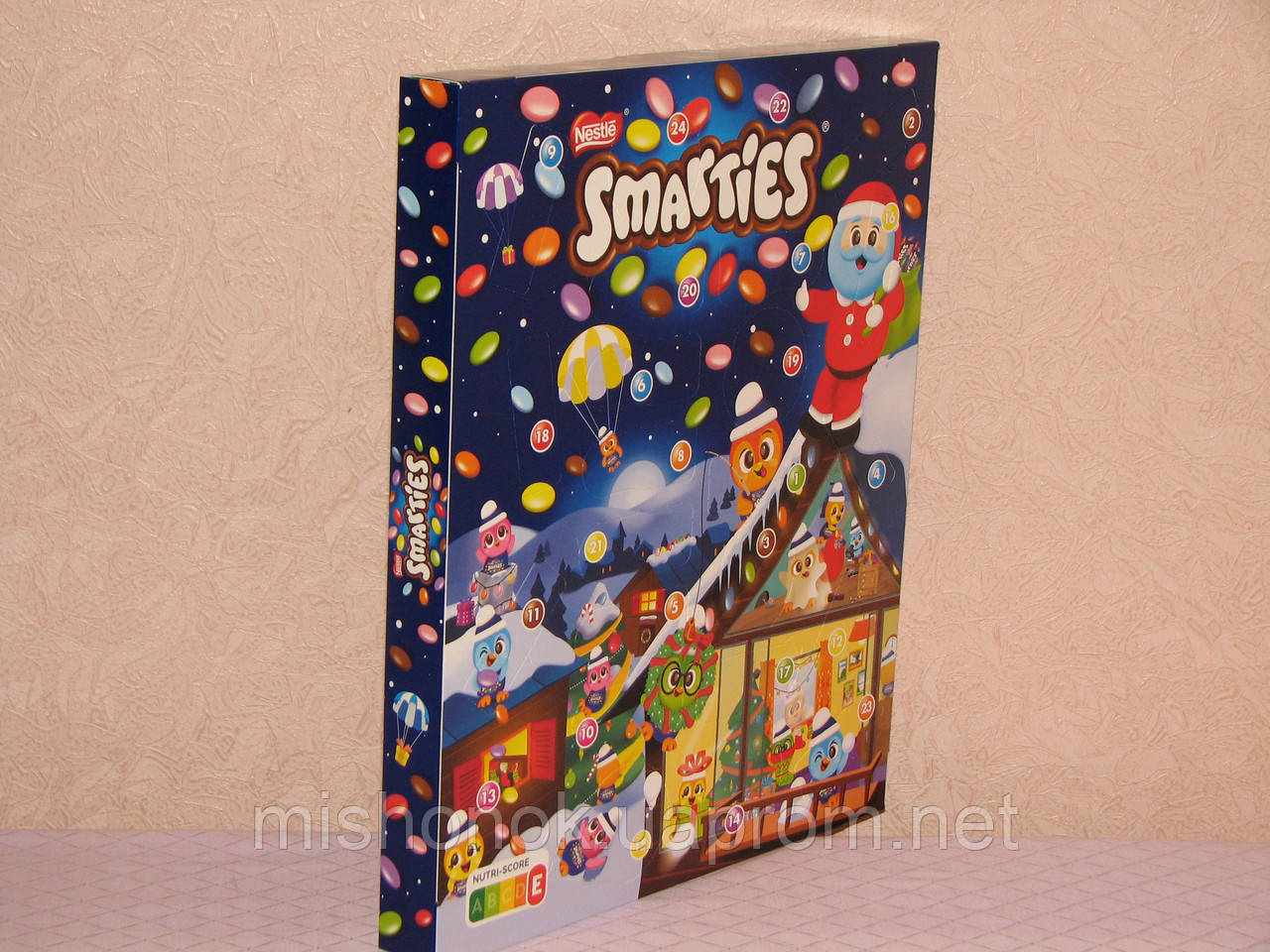 Новогодний адвент календарь большой Smarties 335 г 38 х 26 см - фото 2 - id-p2023219514