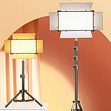 Світлодіодна прямокутна лампа U800 зі штативом 2м портативне LED відеосвітло 29х17см для фото та відеозйомки, фото 2