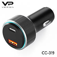 АЗУ Veron CC-319 Car Charger | 48W | PD | QC3.0