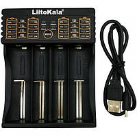 Тор! Универсальное зарядное устройство LiitoKala Lii-402 для 4-х аккумуляторов 18650, АА, ААА Li-Ion, LiFePO4,