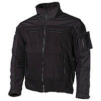 Куртка мужская флисовая MFH "Combat" черная лучшая цена с быстрой доставкой по Украине