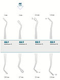 Штопфер/гладилка стоматологічна (інструмент для моделювання) Hollenback H2 двостороння, Medesy 466/2, фото 2