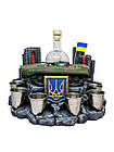 Штоф Український БМП-1" декоративна підставка для алкоголю, тематичний Міні Бар