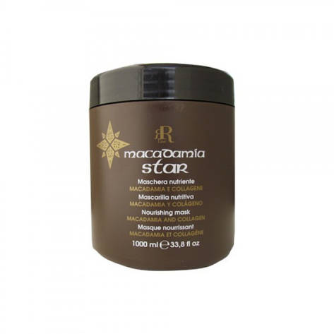 Маска для волосся з маслом макадамії і колагеном - R-Line maschera nutriente macadamia e collagene 1000 ml, фото 1