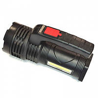 Тор! Ручной светодиодный аккумуляторный фонарь лампа Y9 USB (31890)