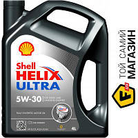 Моторное масло синтетическое Shell Helix Ultra 5W-30 4л