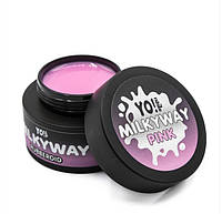 База для гель-лака Yo!Nails RubberOid Milkyway PINK Soak Off Hard Base, 30 мл