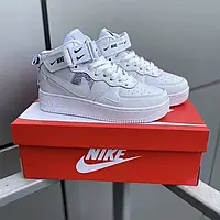 Кроссовки Nike Air Force High white кросівки найк