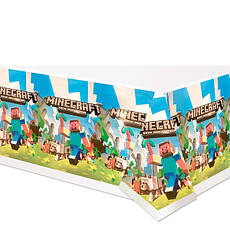 Скатертина дитяча "Майнкрафт" 180*110 см., якісний поліетилен