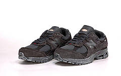 Чоловічі кросівки New Balance 2002R Black Protection Pack Phantom, чорні нью беланс 2002, NB 2002R