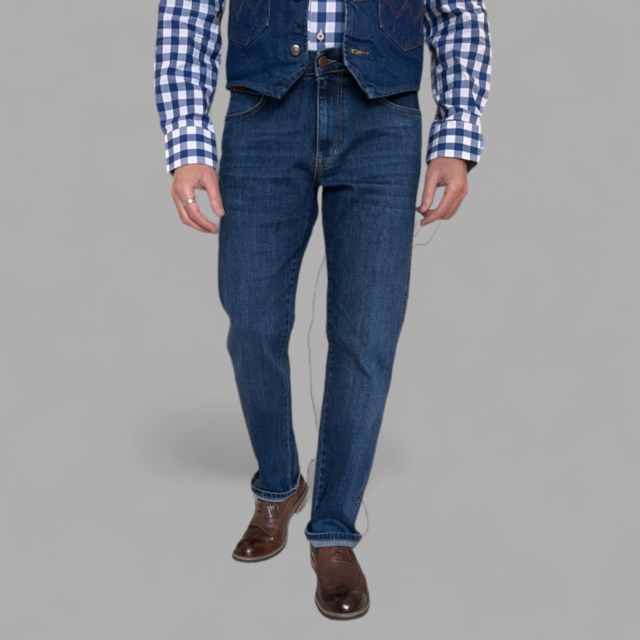 Джинси Wrangler Texas Toscana 03 - блакитний