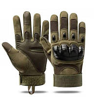 Тактические полнопалые перчатки, перчатки Олива М, L, XL,