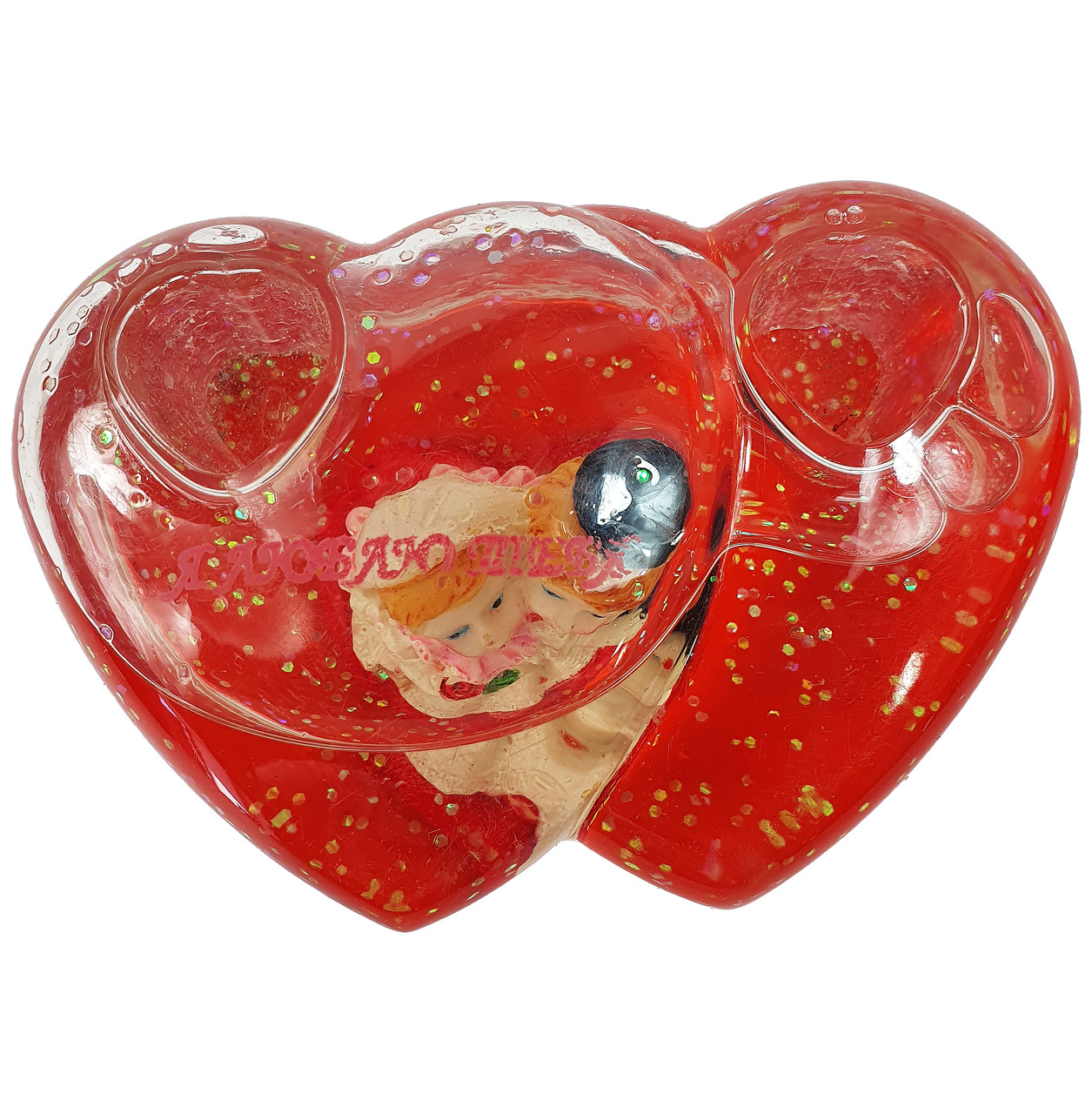 Подставка для ручки в форме Сердца Молодожены внутри на День святого Валентина - фото 3 - id-p2023272363