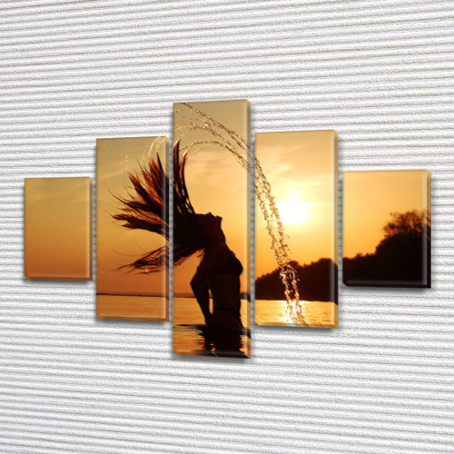 Модульні картини на ПВХ тканини, 95x135 см, (40x25-2/70х25-2/95x25), фото 1