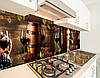 Панелі на кухонний фартух ПЕТ винний льох на дегустації, з двостороннім скотчем 62 х 205 см, 1,2 мм, фото 6