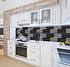 Кухонна панель на стіну жорстка текстура з 3д ефектом, з двостороннім скотчем 62 х 305 см, 1,2 мм, фото 6