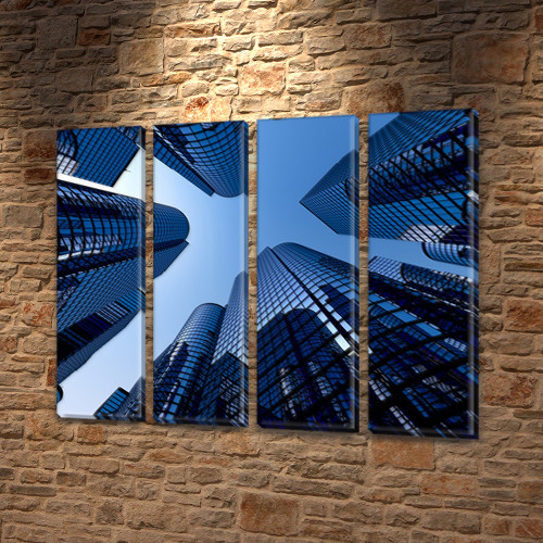 Замовити картину модульну на Полотні сін., 65x80 см, (65x18-4)