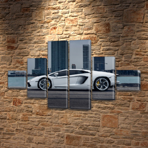 Модульні картини на Полотні, 75x130 см, (20x20-2/45х20-2/75x20-2), фото 1