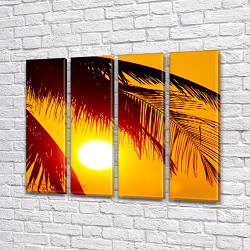 Інтернет магазин картин купити модульну картину на Полотні сін., 65x80 см, (65x18-4)