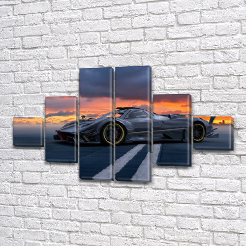 Модульні триптих картини на ПВХ тканини, 90x160 см, (25x25-2/55х25-2/90x25-2), фото 1