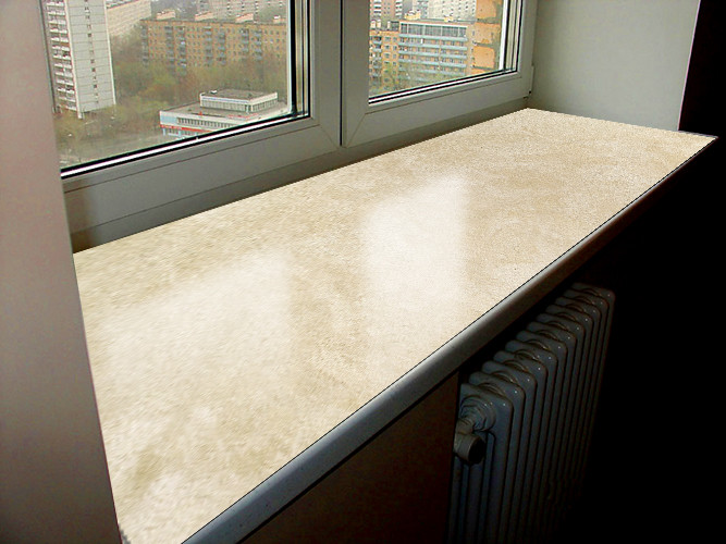 Покриття захист для підвіконня, м'яке скло з фотодруком 60х160 см, фото 1