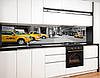 Панель на кухонний фартух під скло таксі нью йорка, з двостороннім скотчем 62 х 305 см, 1,2 мм, фото 6