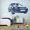 Трафарет для фарбування малюнку на стіні Авто одноразовий з самоклеючої плівки 95 х 171 см, фото 5
