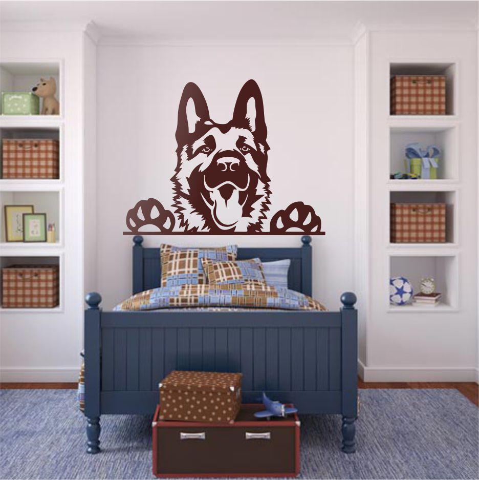 Трафарет для фарбування малюнку на стіні Пес одноразовий з самоклеющей плівки 116 х 155 см, фото 1