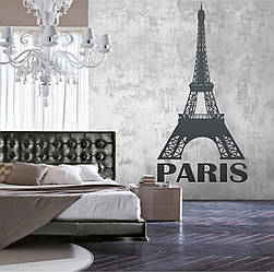 Трафарет для фарбування малюнку на стіні Париж одноразовий з самоклеючої плівки 190 х 95 см