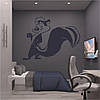 Трафарет для фарбування малюнку на стіні Бурундук-2 одноразовий із самоклеючої плівки 95 х 125 см, фото 5