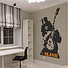 Трафарет для фарбування малюнку на стіні Slash одноразовий із самоклеючої плівки 185 х 95 см, фото 6