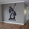 Трафарет для фарбування малюнку на стіні Slash одноразовий із самоклеючої плівки 185 х 95 см, фото 7