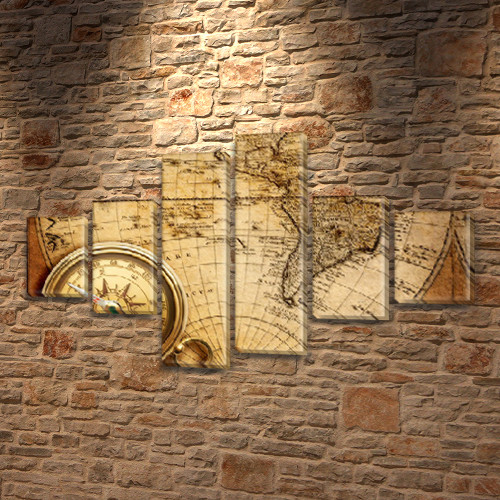 Купити картину модульну на ПВХ тканини, 100x160 см, (35x25-2/45х25-2/90x25-2), фото 1