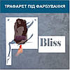 Трафарет для фарбування малюнку на стіні Романтика-1 одноразовий з самоклеючої плівки 157 х 95 см, фото 4