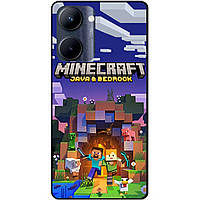 Силіконовий чохол бампер для Realme C33 з картинкою Майнкрафт Minecraft