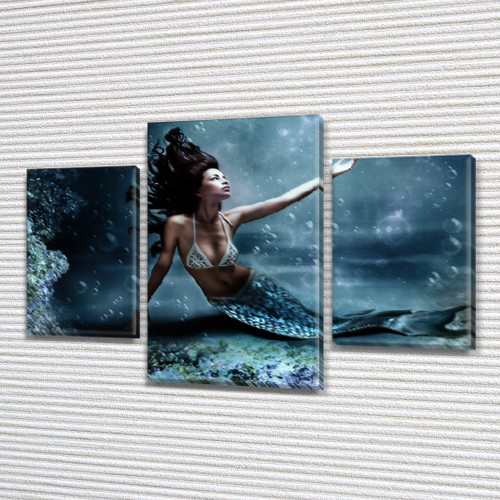 Модульні картини в спальню на Полотні, 80х120 см, (55x35-2/80x45), фото 1